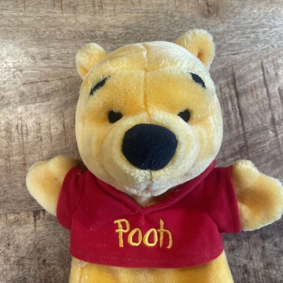 Disney 9” Winnie the Pooh Hand Puppet Plush Bear Mattel Arcotoys Golf Head Cover - Picture 4 of 7